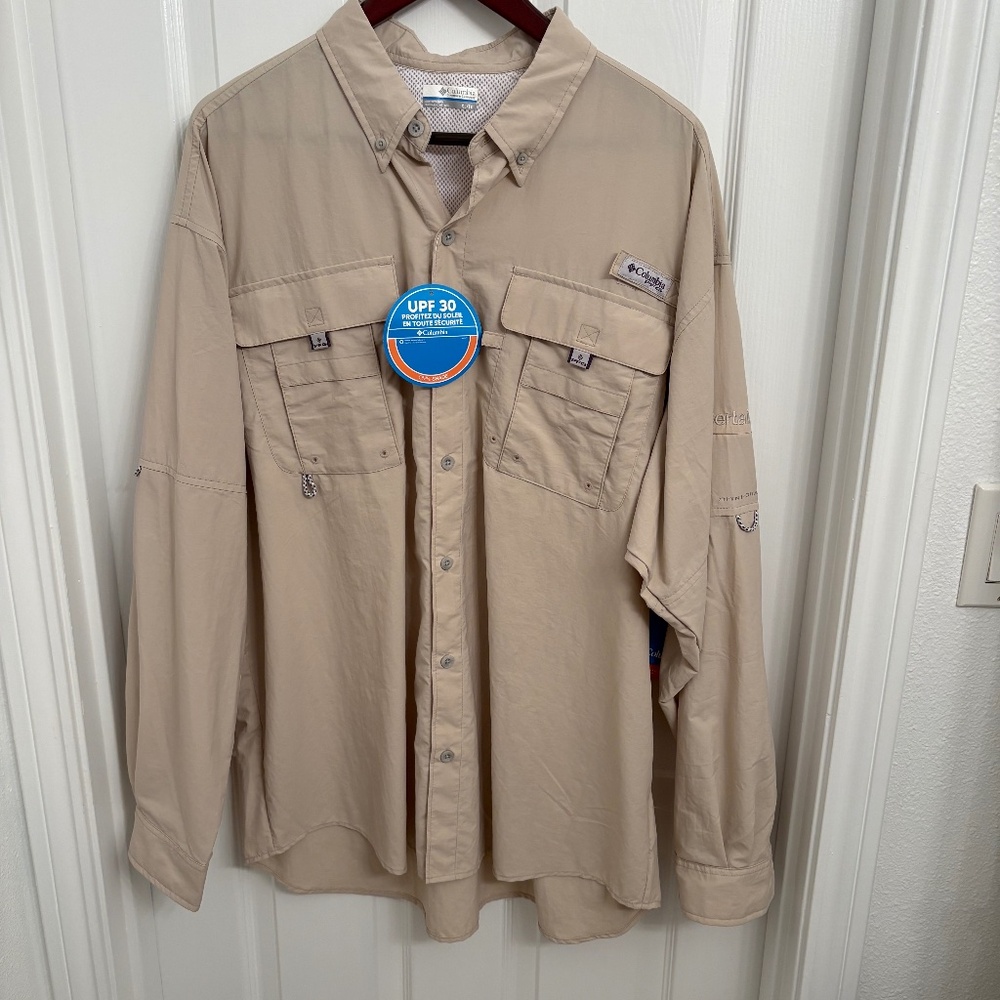 Columbia Sportswear, PFG, XL, outdoors shirt. Never used with tags.